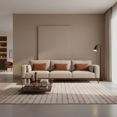 Living room 4-seater sofa design furniture couch sofa luxury couches