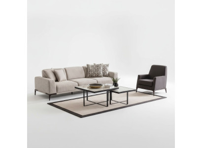 Living room sofa 4-seater design style furniture modern sofas elegant