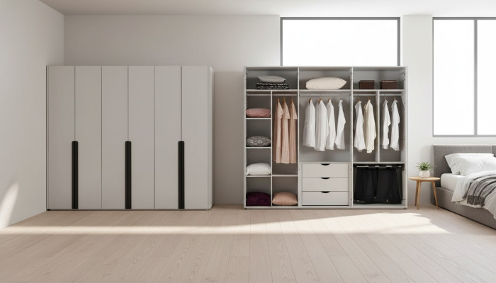Bedroom wardrobes, wooden luxury modern design, new