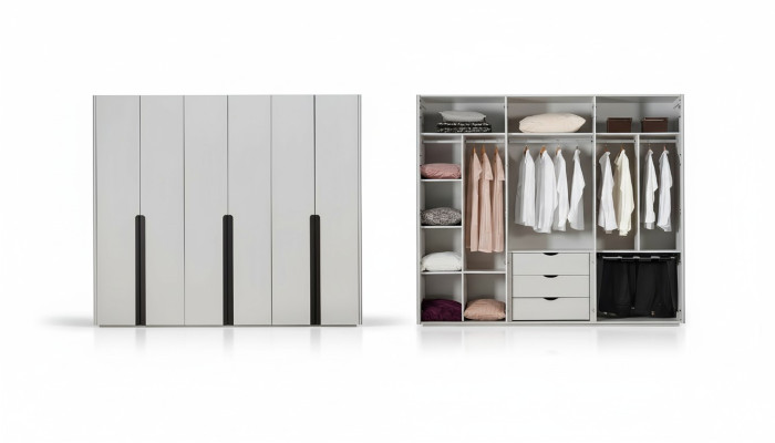 Bedroom wardrobes, wooden luxury modern design, new