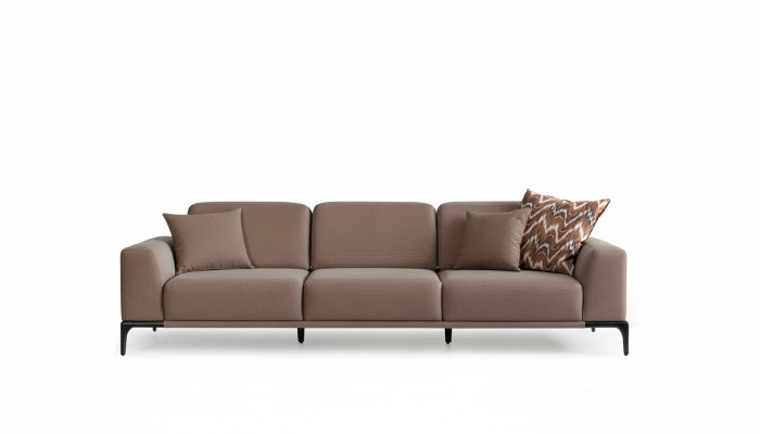 Living room three-seater sofa 4 seater brown sofas new couch luxury new