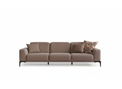 Living room three-seater sofa 4 seater brown sofas new couch luxury new