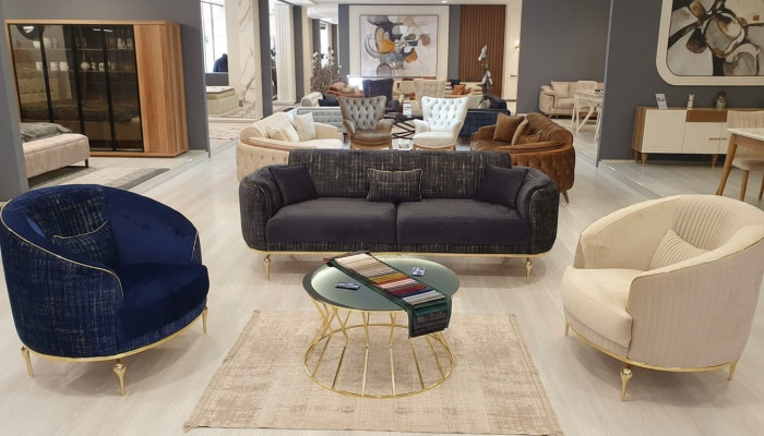 Sofa set 3+1+1 seater living room furniture couches + armchairs 3-piece.