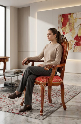 Classic chairs, chair, designer wooden chair, dining room chair, luxury wooden furniture