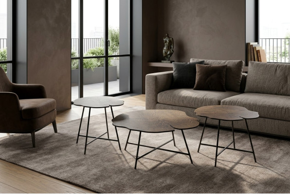 Coffee tables, tables, side tables, living room set, 3 pcs, modern luxury