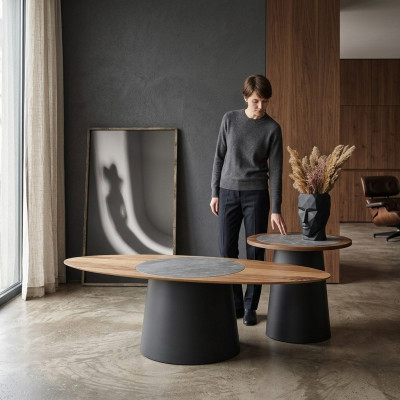 Coffee tables design furniture style wood Italian style tables round table