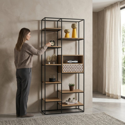 Bookshelf Design Shelf Wooden Shelf Floor Shelf File Shelf Office Shelf New