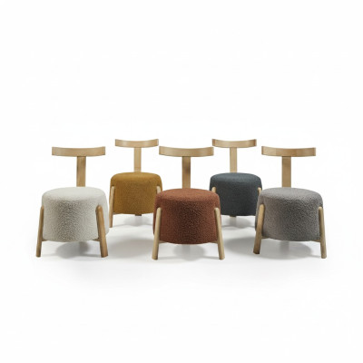 Design chair chairs luxury suite textile upholstery group 5x set relax club