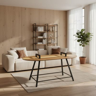 Coffee table, coffee table, living room, brown luxury coffee table design.