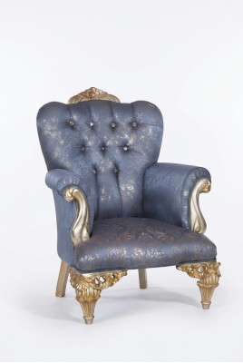 A fabulous classic sky-blue armchair for your living room