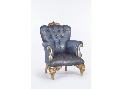 A fabulous classic sky-blue armchair for your living room