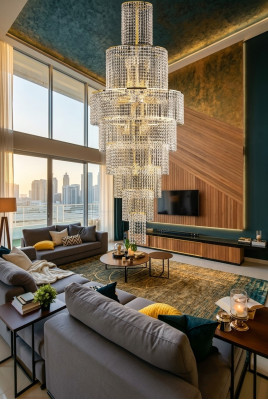 Chandelier style modern luxury light lamp ceiling living room new