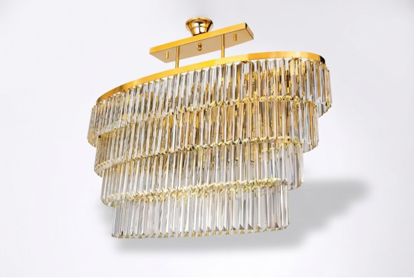 Chandelier Ceiling Pendant Luxury Crystal Gold Living Room Chandelier