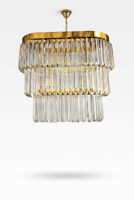 Chandelier Brass Ceiling Lights Living Room Design Luxury Modern