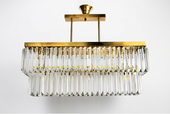 Modern ceiling chandelier designer luxury new living room brass