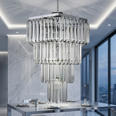 Chandelier Hanging Pendant Light Spotlights Lustre Living Room Crystal