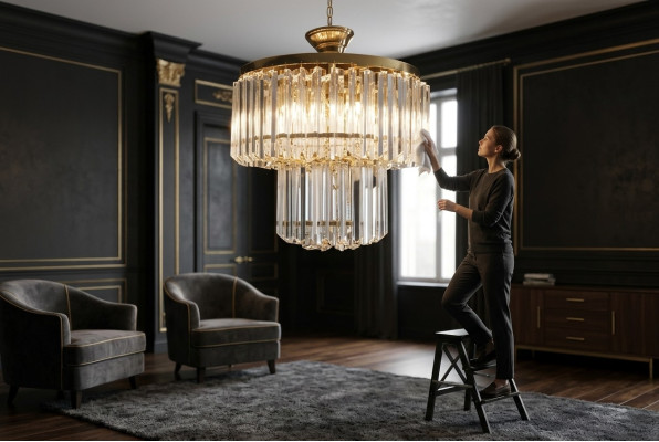Chandelier Hanging Pendant Light New Lustre Living Room Crystal