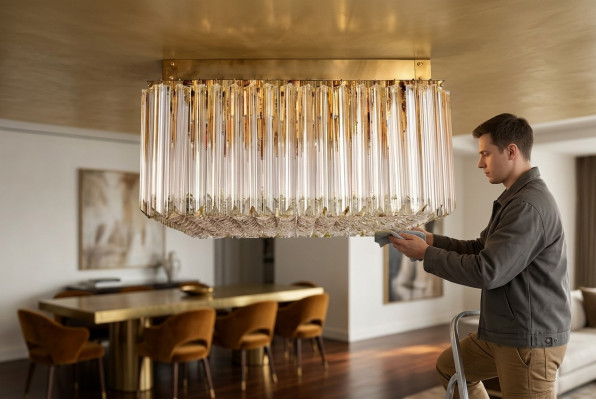 Chandelier lamp living room crystal lights ceiling luxury lights