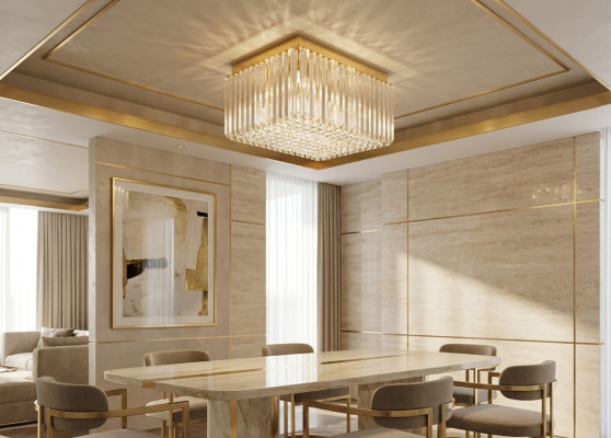 Chandelier lamp living room crystal lights ceiling luxury lights