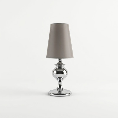 Table lamp reading lamp light bedside lamp grey metal living room