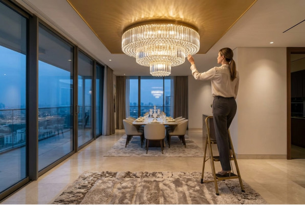 Chandelier living room hanging lamp lights ceiling light crystal chandelier