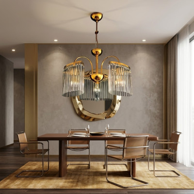 Chandelier ceiling light bedroom lamp chandelier gold new