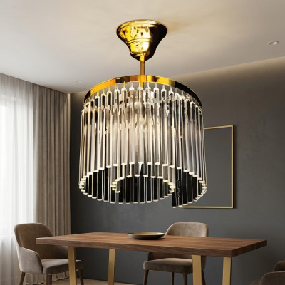 Chandelier living room ceiling light lamp chandelier gold new
