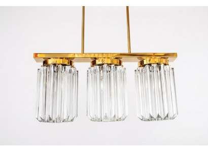 Modern Large Crystal Gold Chandelier Ceiling Hanging Light for Living Room