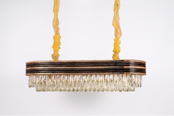 Chandelier Crystal Ceiling Light Pendant Light Lamp Gold