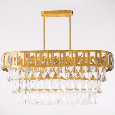 Oval chandelier ceiling lamp crystal chandelier ceiling crystal lamp