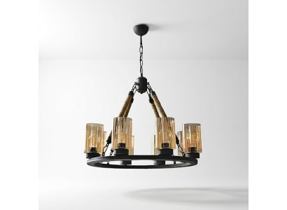 Ceiling lamp modern pendant lamp new chandelier lamp light black