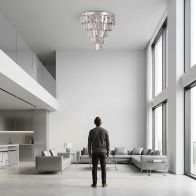 Modern chandelier crystal living room pendant light ceiling lamp