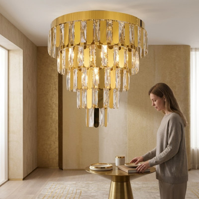 Chandelier ceiling light for living room luxury living room chandelier crystal