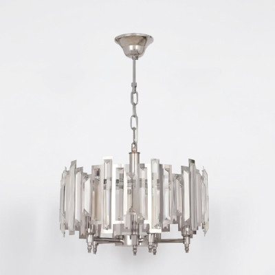 Round Lamp Light Silver Ceiling Light Lighting Lamp 50x65cm