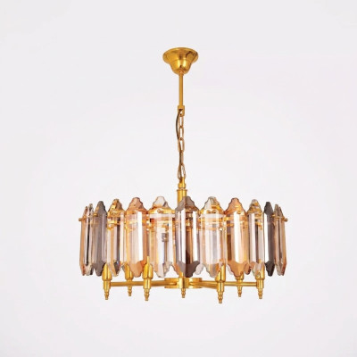 Chandelier Gold Ceiling Lamp Light Golden Hanging Lamp 60x75cm