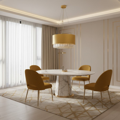 Modern chandelier crystal living room pendant light bedroom
