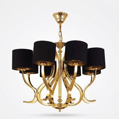 Ceiling lamp living room ceiling light fixture with black shades lamp