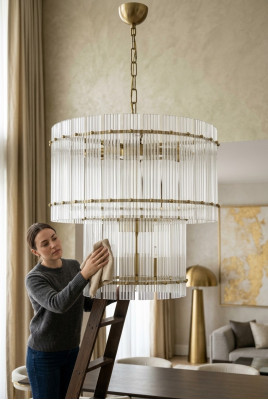 Chandelier Ceiling Light Ceiling Lamp Living Room Glass Lighting New