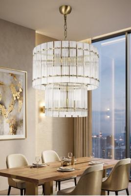 Chandelier Ceiling Light Ceiling Lamp Living Room Glass Lighting New