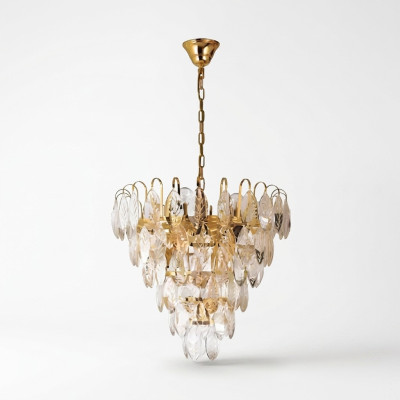 Chandelier gold ceiling lamp light lamps living room 50x58