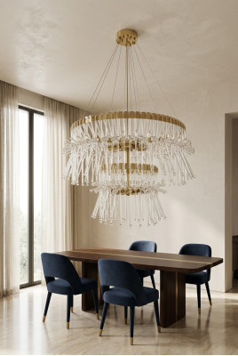 Round design chandelier ceiling lamp light chandelier luminaire