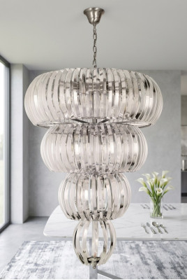 Chandelier Hanging Luxury Lighting Living Room New Crystal