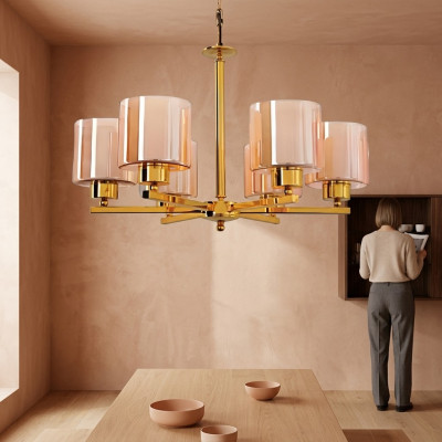Ceiling lamp pendant light hanging lamp living room luxury chandelier glass.