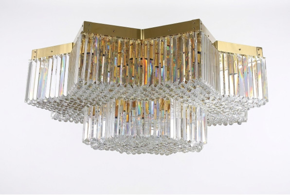Chandelier Crystal Lamp 120x40 Ceiling Light Luxury Ceiling Lamp Living Room