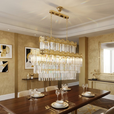 Chandelier Modern Gold Pendant Light Living Room Luxury