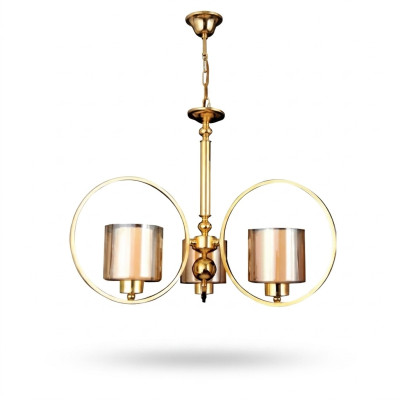 Ceiling lamp pendant lamp gold living room style modern
