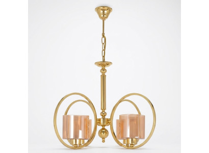 Ceiling lamp in gold colors luxury ceiling chandelier glass living room