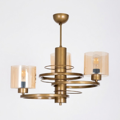 Ceiling lamp living room chandelier glass ceiling lamp pendant light luxury