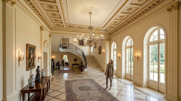 Chandelier Gold Lights Lamps Living Room Luxury Ceiling Lights 95x125