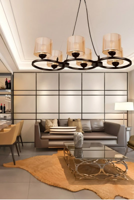 Ceiling lamp living room ceiling lights light shade chandelier luxury